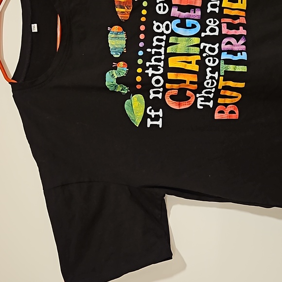 Eric Carle The Very Hungry Caterpillar inspo graphic tee Uplifting unisex 2XL - Picture 6 of 8
